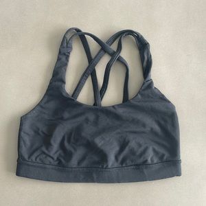 Lululemon Energy Longline Sports Bra in Black